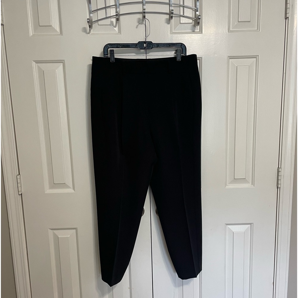 Express Pleated Ankle Pants, Black, size 14 Regular